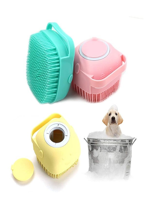 Urban Threads Pet Grooming Kit, Silicone Brush, Bristle Brush, Comb, and Bathing Tub for Dogs, Multi-Colour (Pack of 3) - Image 5